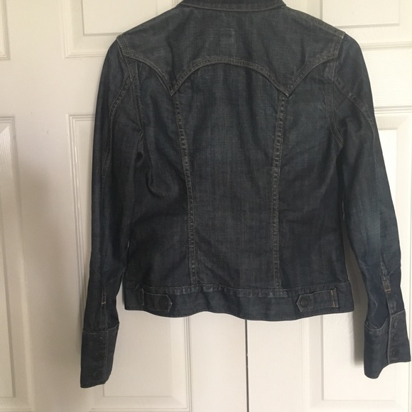 Dark denim jacket gap - Picture 2 of 5